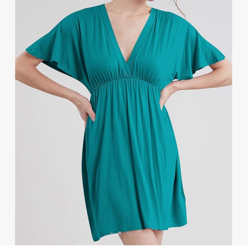NWT Mint green cotton mini dress